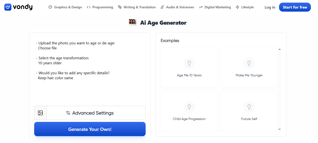 Vondy AI tool 