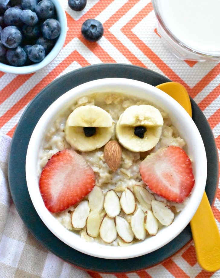 Owl food art