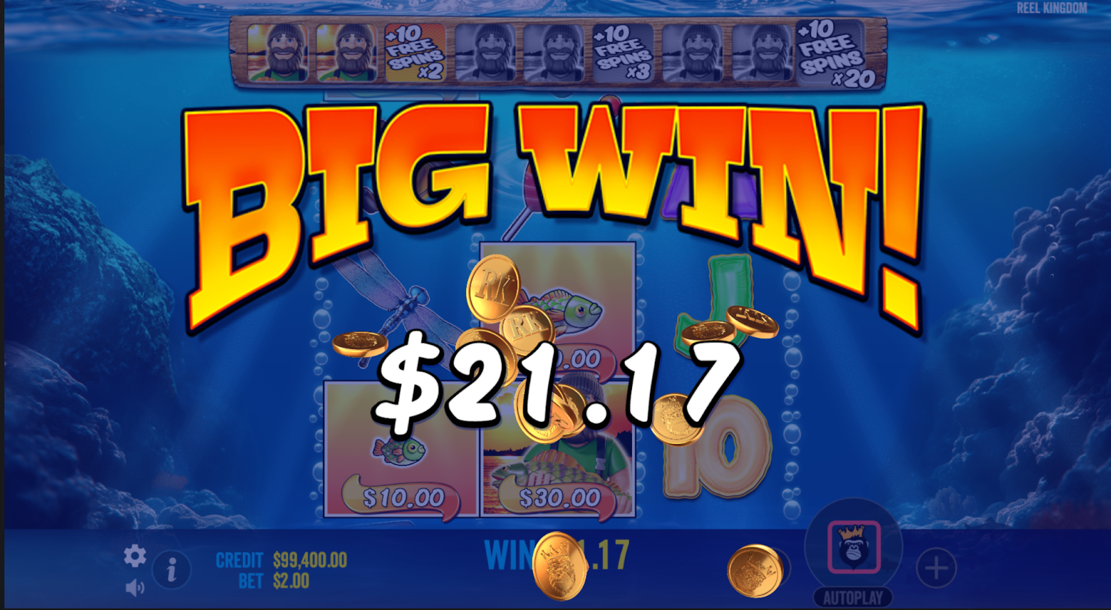 Big Bass 3 Reeler Bonus Buy big win.