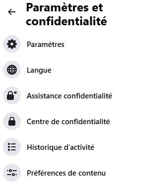 configurer un compte facebook