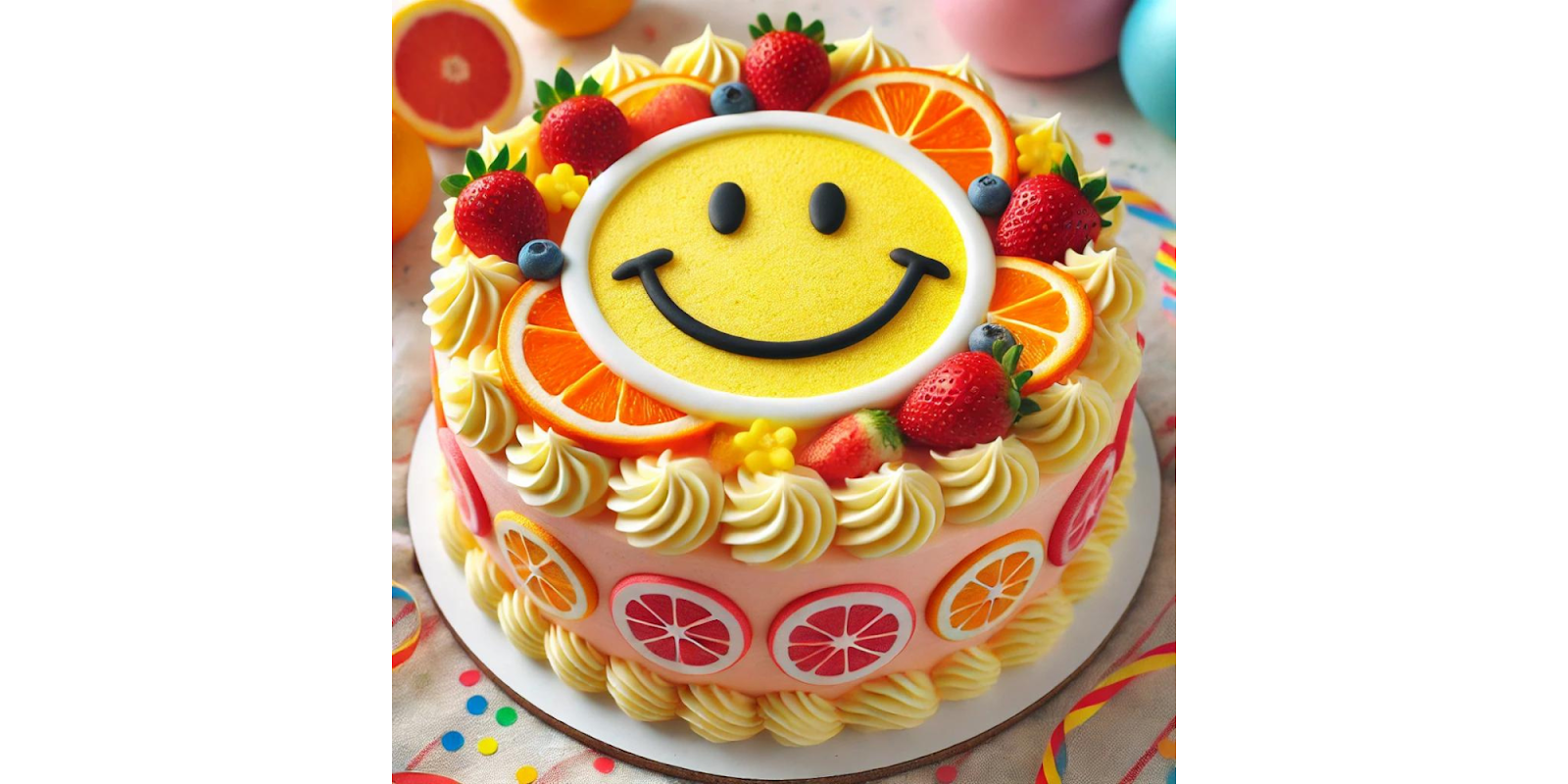  Refreshing Fruit Flavors for Smiley Cake Design