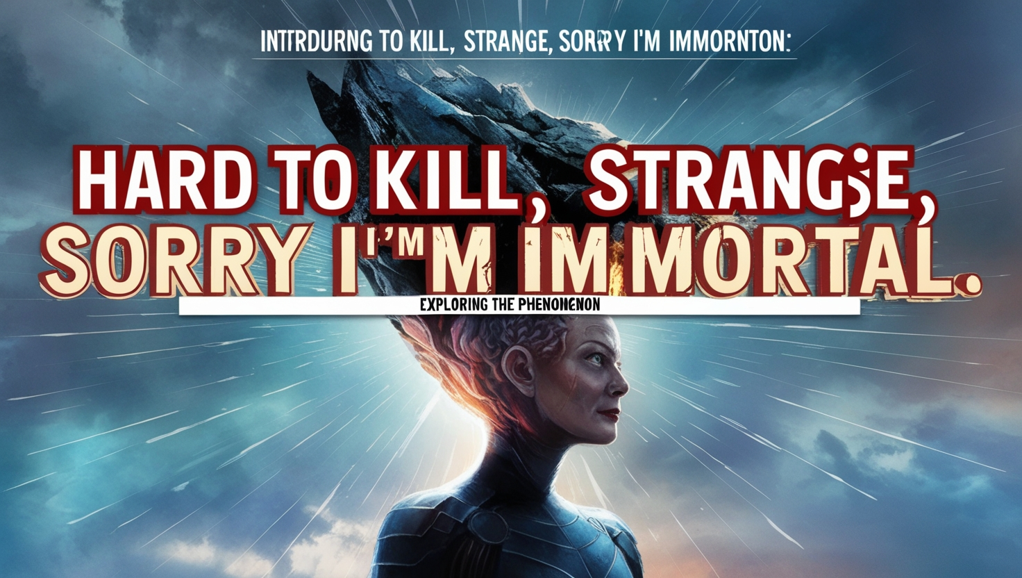 Hard to Kill Strange Sorry I'm Immortal