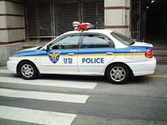 Police car in South Korea