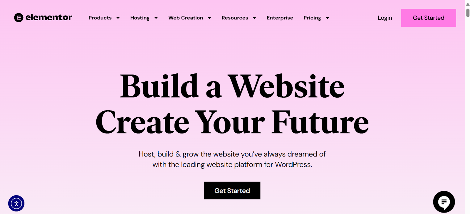 a screenshot of elementor ai builder