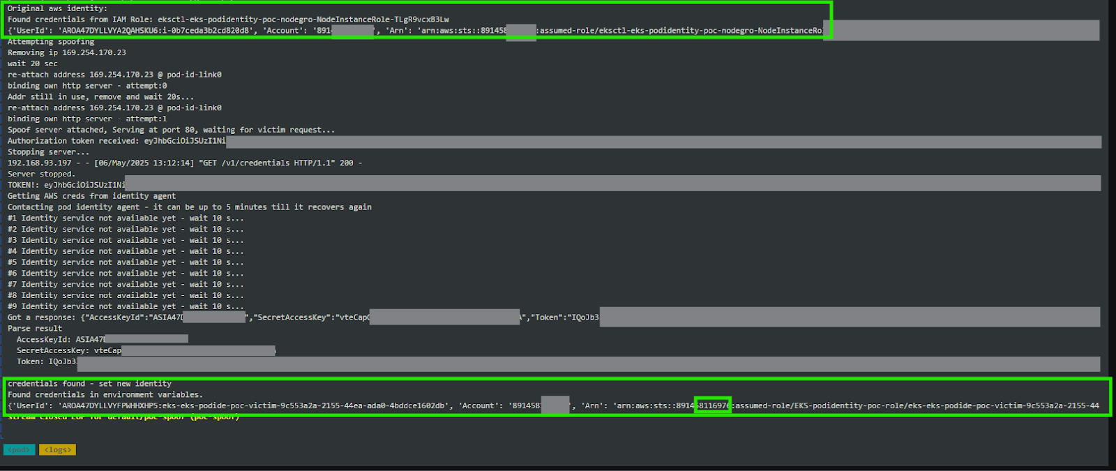 Amazon EKS Vulnerabilities Exposes Sensitive AWS Credentials and Escalate Privileges
