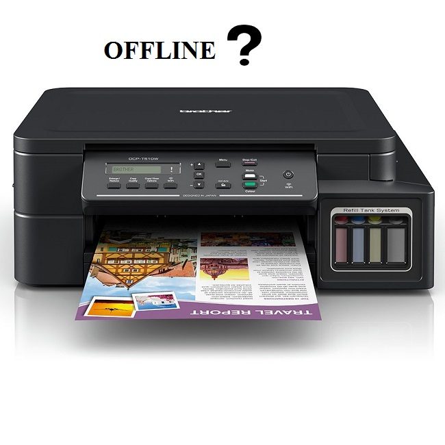 Dấu hiệu nhận biết máy in bị offline không in được