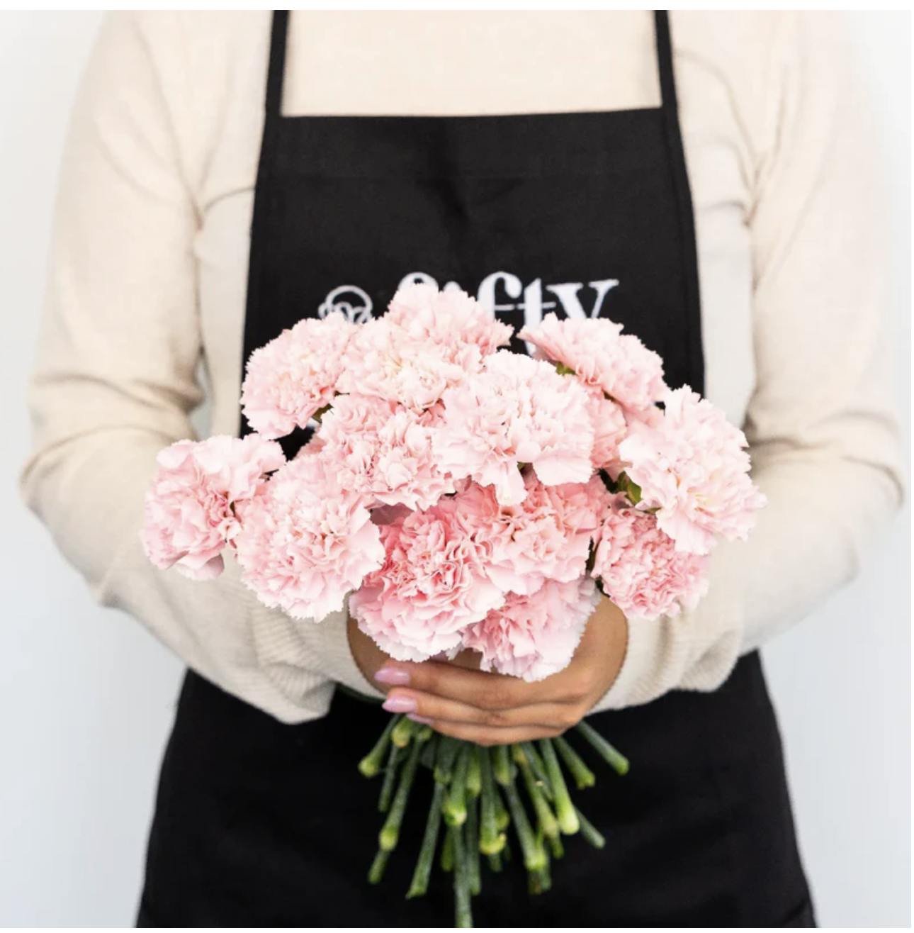 Pink Innocence Carnations in bouquet