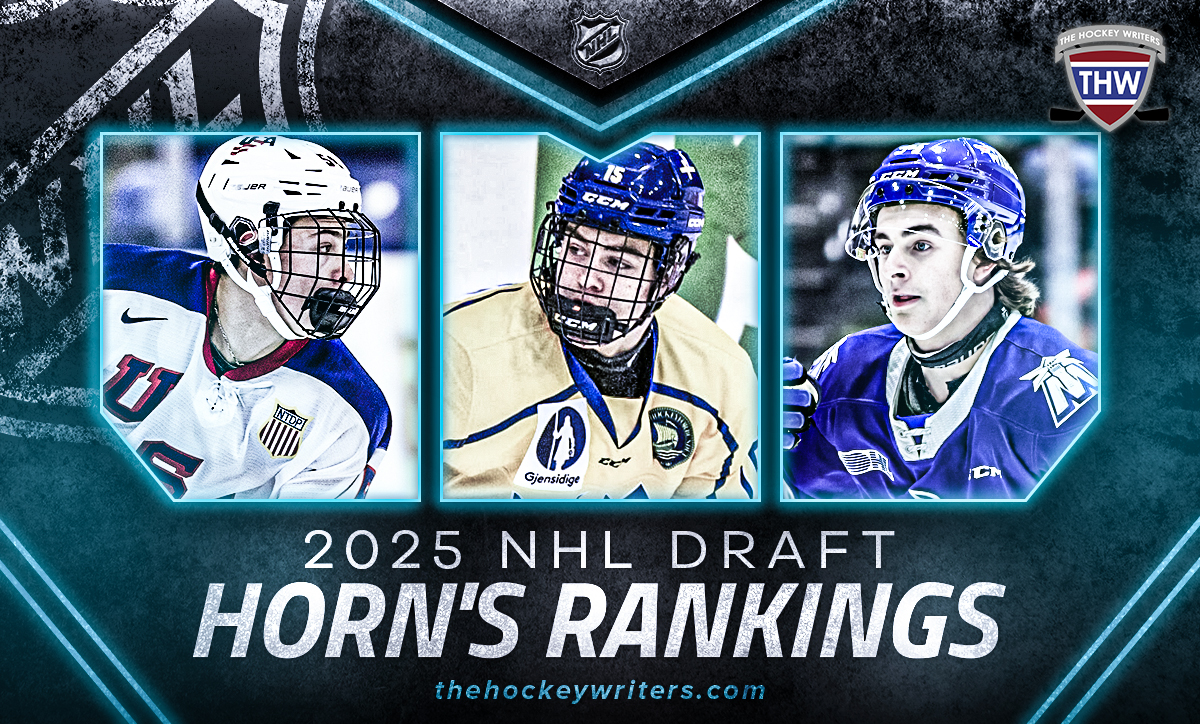 2025 NHL Draft Horn's Rankings James Hagens, Porter Martone, and Anton Frondell