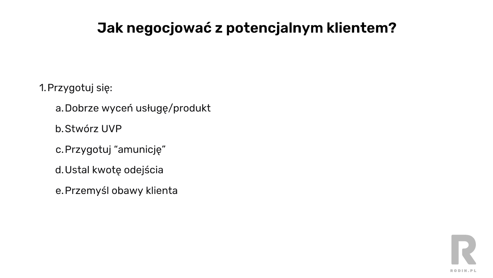 Jak negocjować z potencjalnym klientem?