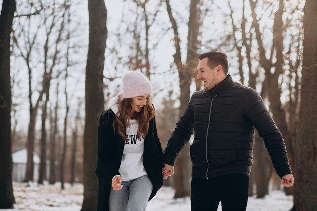 Winter Wonderland: Love and Romance in a Snowy Park