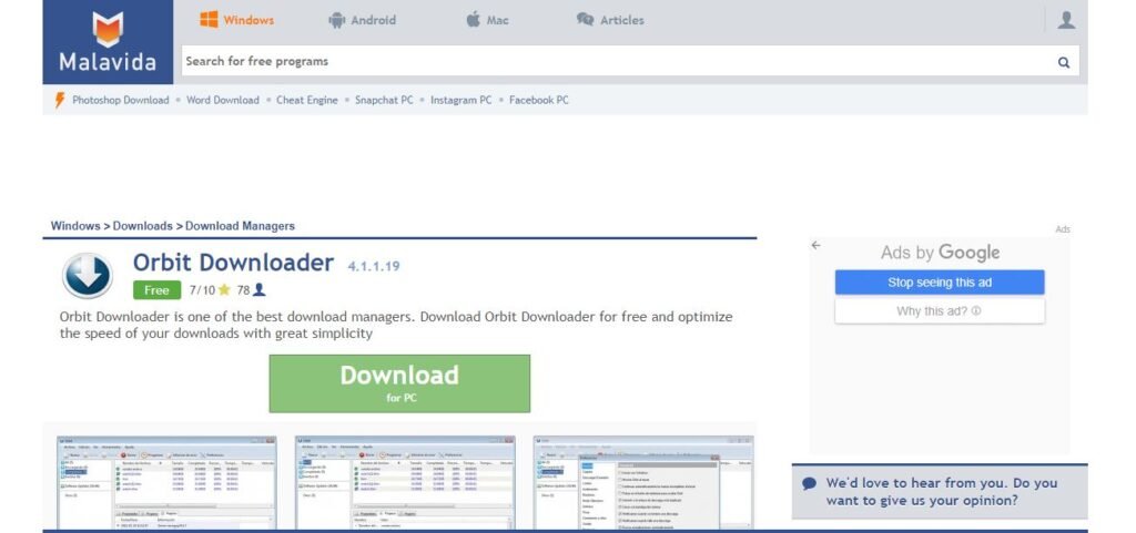 Orbit Downloader