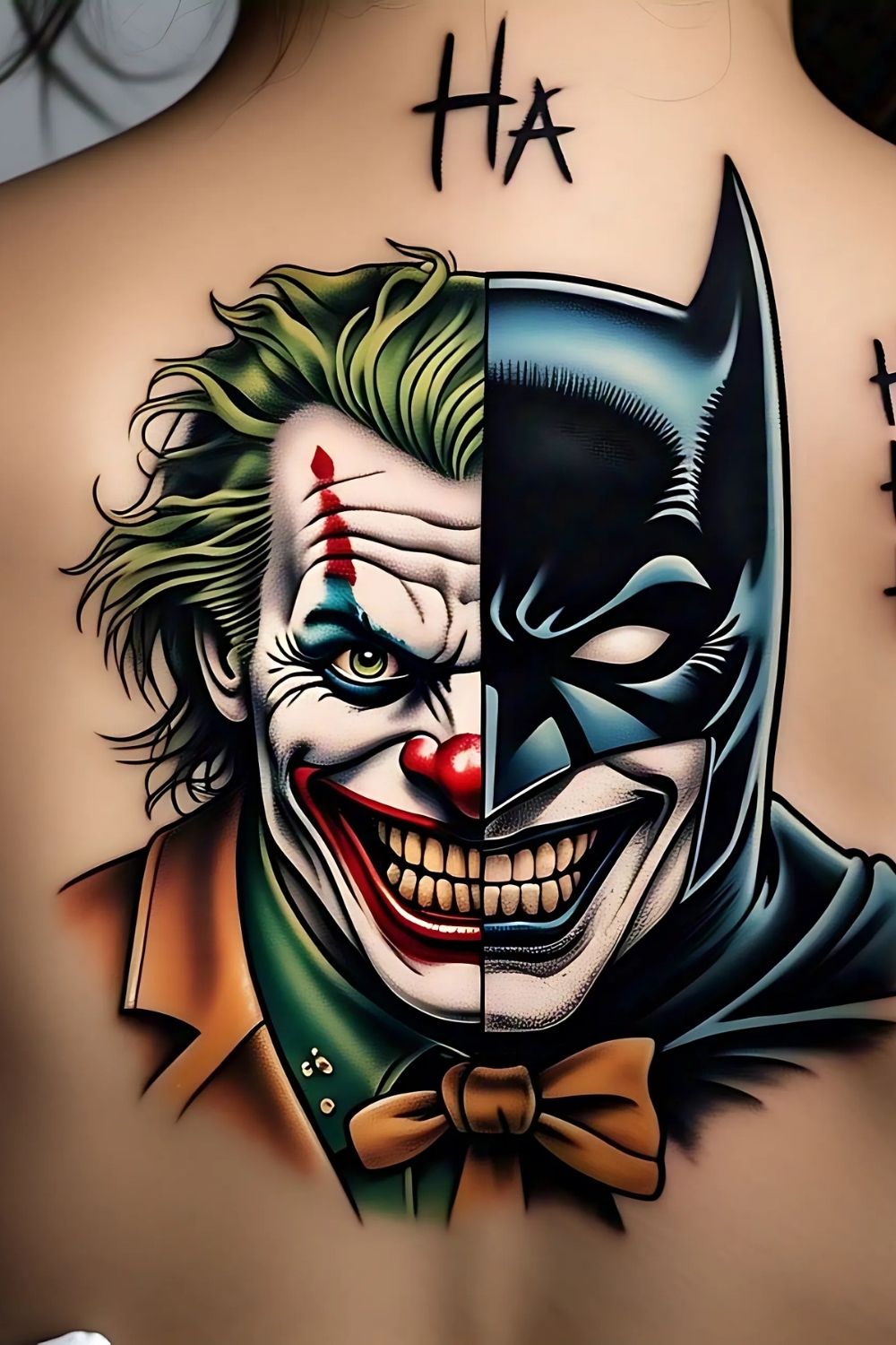 Joker vs. Batman Tattoos