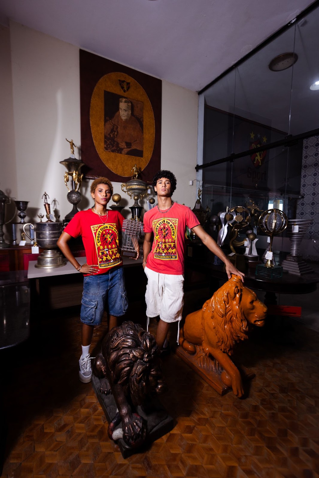 Modelos para a coleção Sport Club do Recife para a coleção da Chico Rei