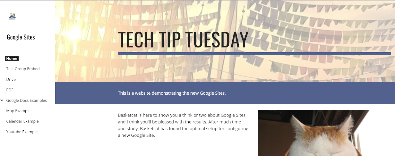 exemples de sites google