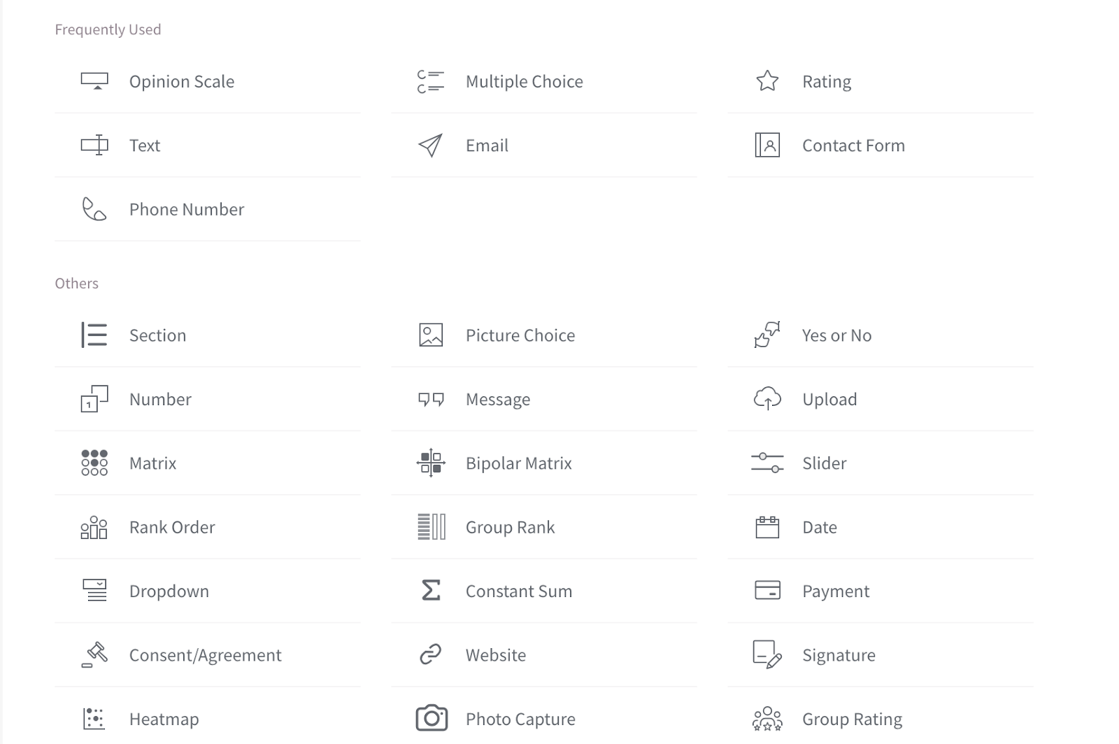 Different question formats, layouts, and incentives