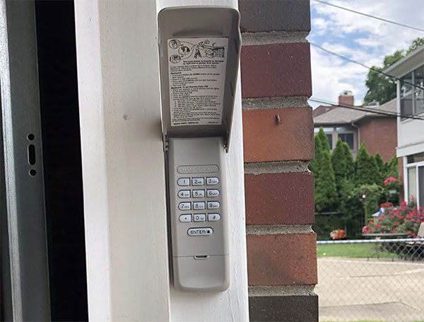 Garage Door Keypad 