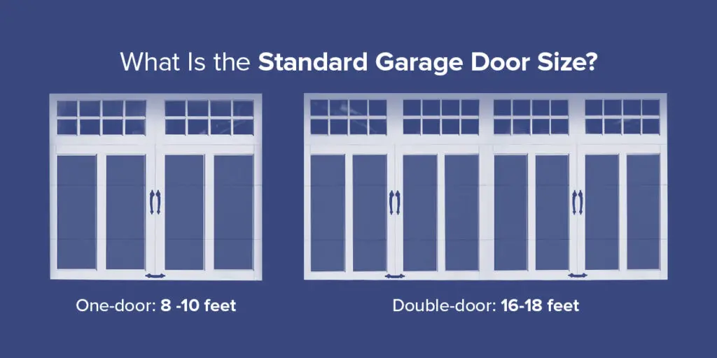 garage door width