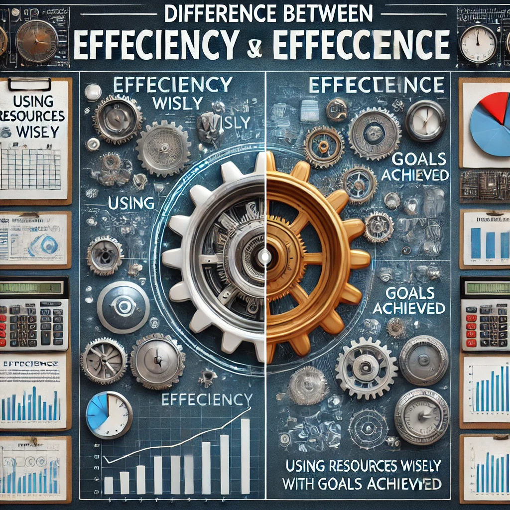 Difference Between Efficiency and Effectiveness