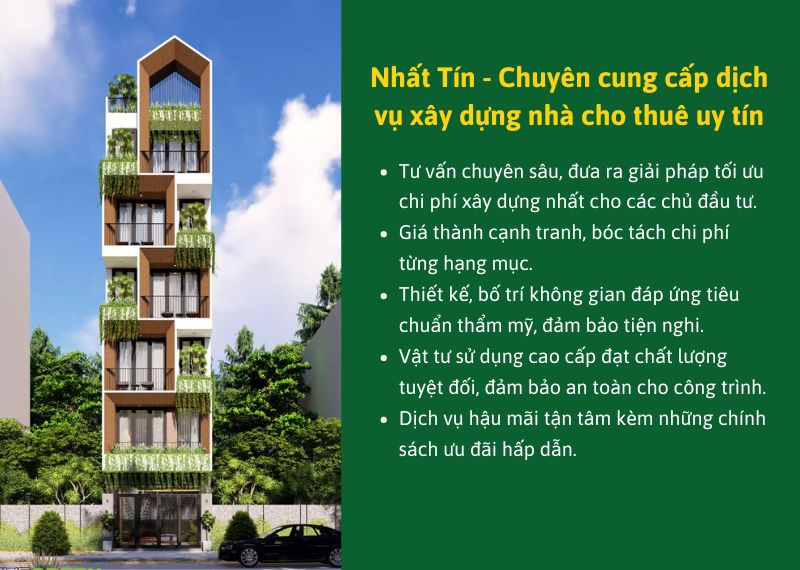 Nhat Tin Chuyen cung cap dich vu xay dung nha cho thue uy tin Nhat Tin