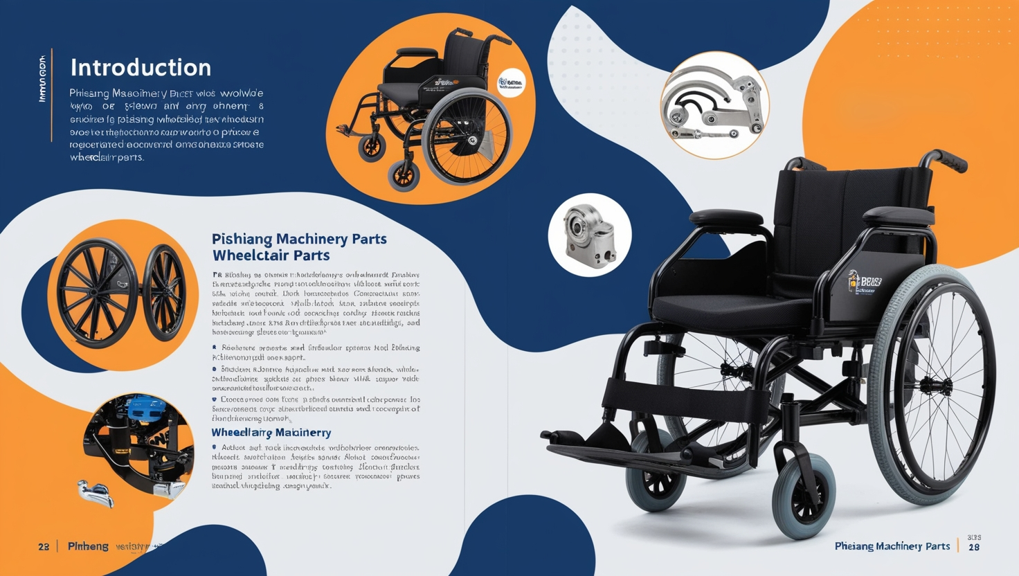 Pihsiang Machinery Parts Wheelchair Parts