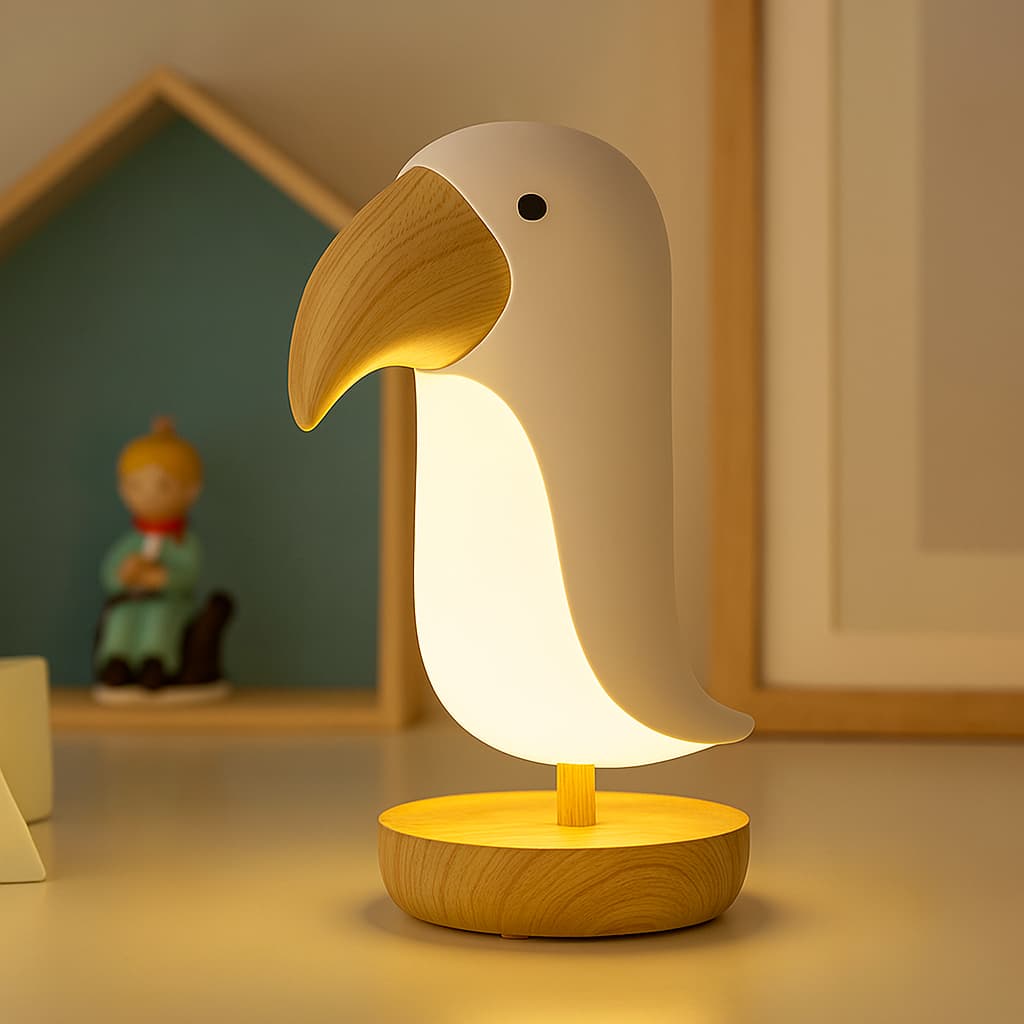 veilleuse oiseau decorative