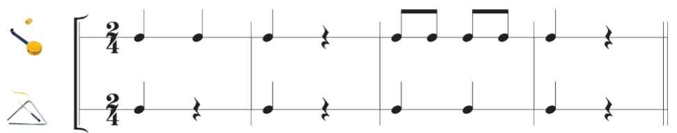 TIẾT 33NHẠC CỤ : NHẠC CỤ THỂ HIỆN TIẾT TẤU – NHẠC CỤ THỂ HIỆN GIAI ĐIỆUVẬN DỤNGHOẠT ĐỘNG KHỞI ĐỘNGGV yêu cầu HS thảo luận và trả lời:Học thuộc lòng và đứng trước lớp hát bài Thầy cô là tất cả ?NỘI DUNG BÀI HỌC GỒMNhạc cụ: Nhạc cụ thể hiện tiết tấu – Nhạc cụ thể hiện giai điệu Vận dụng Luyện tập Vận dụng HÌNH THÀNH KIẾN THỨCNhạc cụ: Nhạc cụ thể hiện tiết tấu – Nhạc cụ thể hiện giai điệu Hoạt động 1: Nhạc cụ tiết tấuNội dung ghi nhớ:HS thực hành theo hướng dẫn của GV Hoạt động 2: Nhạc cụ thể hiện gia điệuNội dung ghi nhớ:HS thực hành theo hướng dẫn của GVVận dụng Trình bày nối tiếp Bài tập ri-coóc-đơ số 5 và Bài tập ri-coóc-đơ số 6 Trình bày nối tiếp Bài tập Kèn phím số 5 và Kèn phím số 6 Nội dung ghi nhớ:HS thực hành theo hướng dẫn của GV HOẠT ĐỘNG LUYỆN TẬPTừ nội dung bài học,GV yêu cầu HS hoàn thành các bài tập trắc nghiệm sau:Câu 1: Tác giả của bài hát Biết ơn thầy cô giáo là ai ?Hoàng VânHà Giang - Ngọc Hải An HòaNguyễn Đức ToànCâu 2: Khi hát bài hát Viết ơn thầy cô giáo em cần hát như thế nào ? Nghiêm trangBuồn bãĐau khổVui tươi Câu 3: Trong bài hát có câu : “Ai nâng cánh ước mơ cho em....Ai day dỗ chúng em nên người”, Từ “ai” đang nói về người nào ? Bạn bèCô chú Thầy cô giáoÔng bà Câu 4: Đâu không phải là hành động thể hiện sự biết ơn đến thầy cô giáo ? Ngoan ngoãn, vâng lờiĐạt được nhiều điểm tốtChăm chỉ học bàiLười học, không chịu học bài Câu 5: Bài hát Biết ơn thầy cô giáo gửi gắm đến em thông điệp gì ? Trân trọng và biết ơn tới người thầy, người cô đã dạy dỗ chúng mìnhKhông xả rác và phải biết bảo vệ môi trường tự nhiênNắm bắt cơ hội và thực hiện ước mơ của mìnhMiêu tả phong cảnh quê hương, làng quê Việt NamGợi ý đáp án:Câu hỏi12345Đáp ánBDCDA HOẠT ĐỘNG VẬN DỤNG