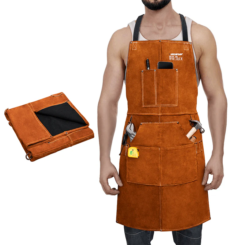 Heavy Duty Thick Leather Welding Apron