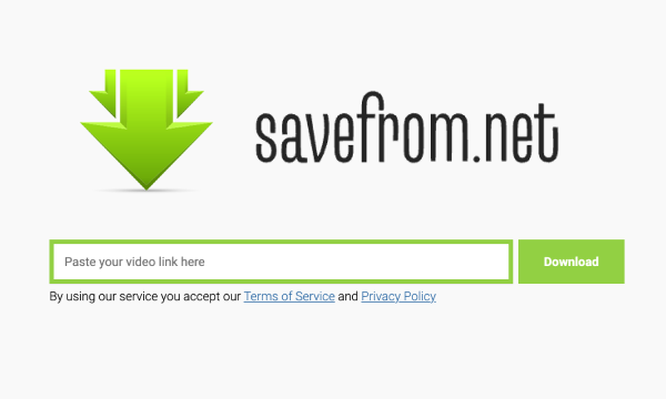 Tải bằng website savefrom.net - Lấy video Tiktok miễn phí