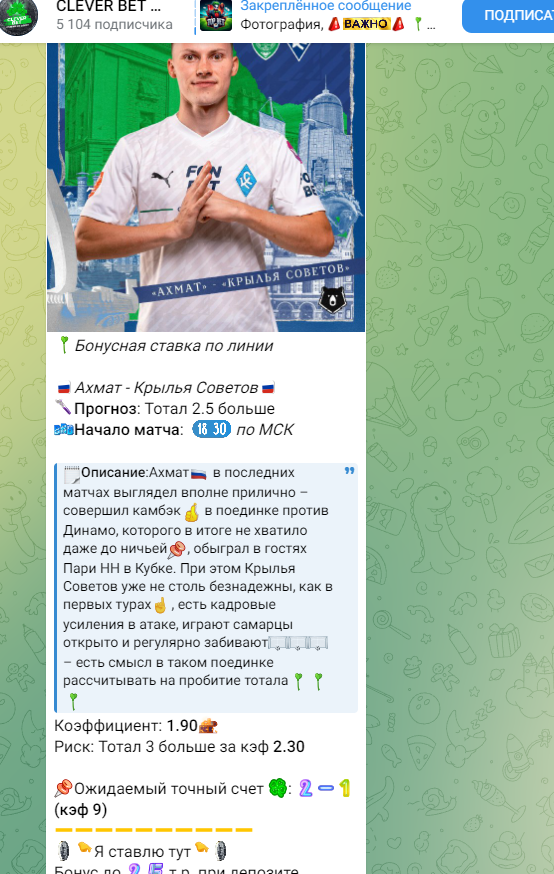 clever bet каппер отзывы