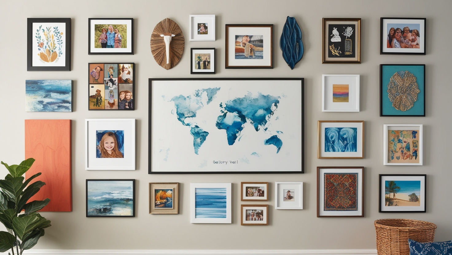 how to choose wall print sizes for your home