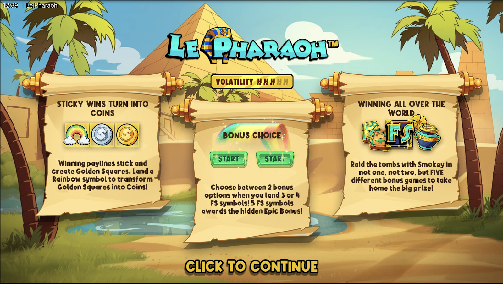 Le Pharaoh Bonus Buy Slot Gameplay 