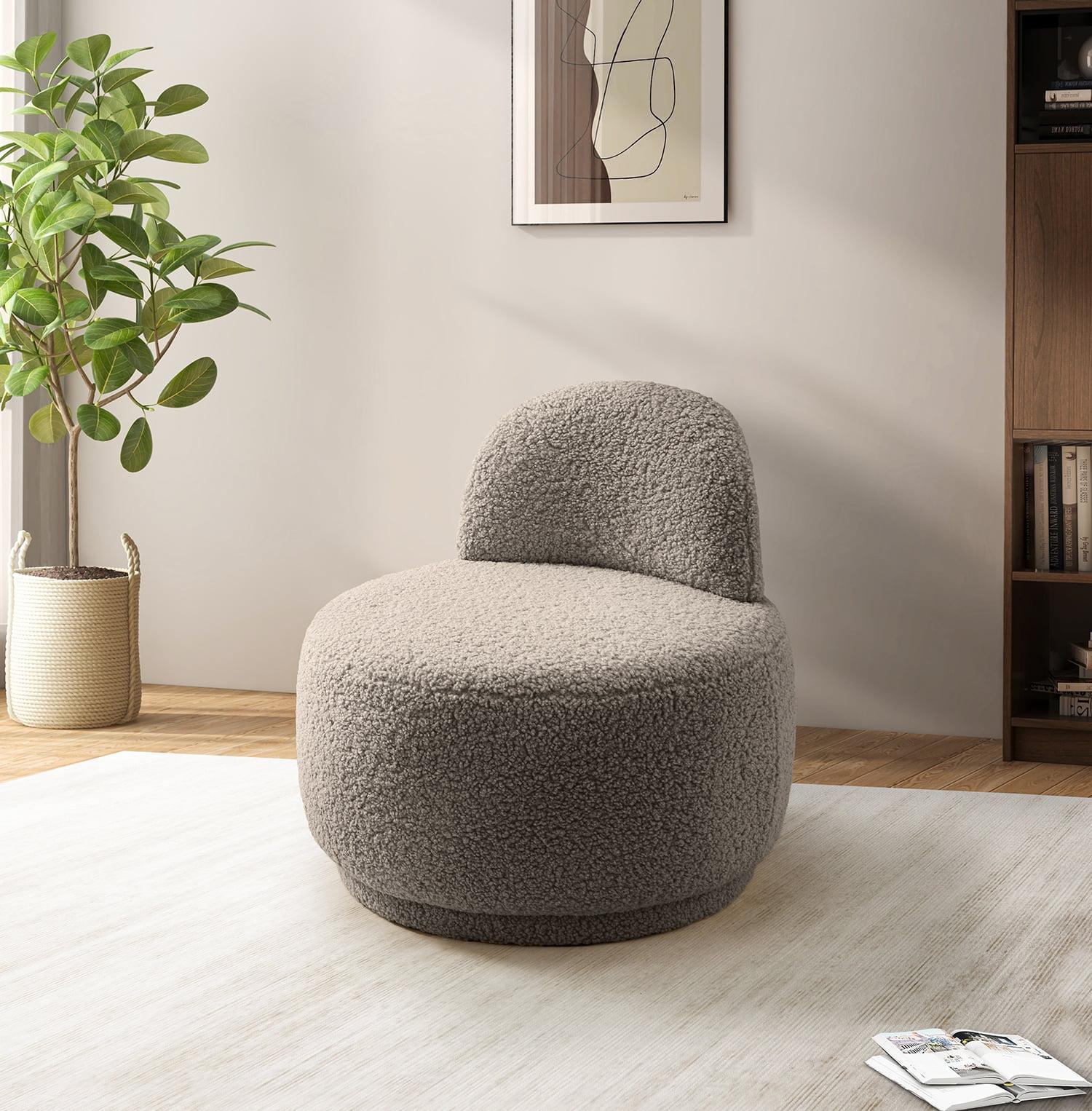 Faux Wool Fabric Fauteuil Living Room White Armchair Modern Single Lounge  Small Round Single Sofa Modern Round Accent Chairs Buy White Faux Fur |  centenariocat.upeu.edu.pe