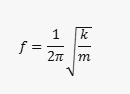 công thức tính Tần số dao động của con lắc lò xo