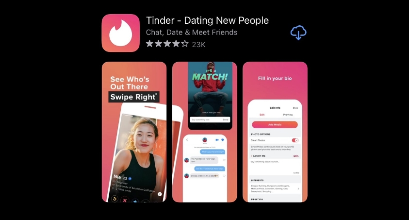 Tinder dating app registration process download 