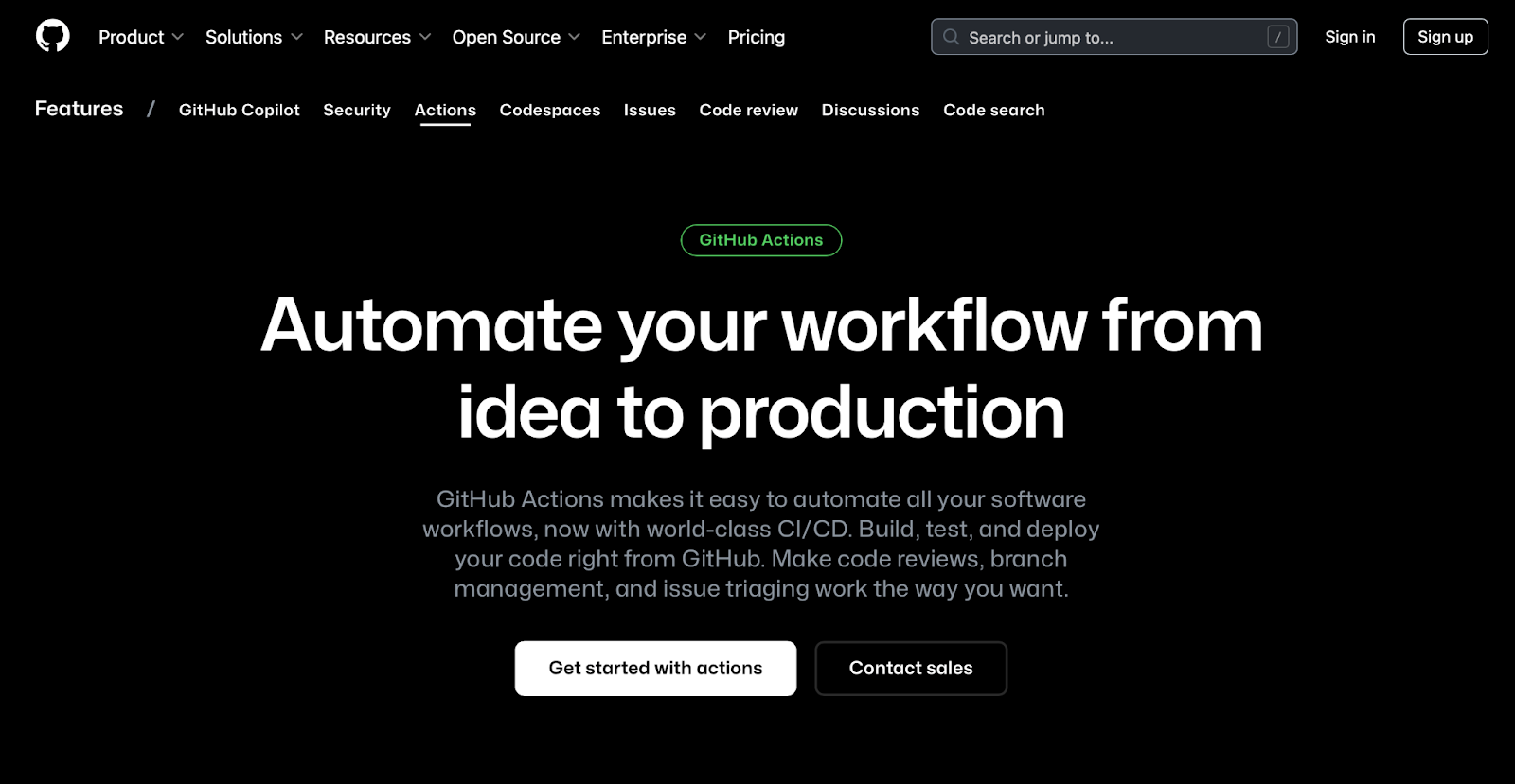 DevOps Platform - GitHub Actions