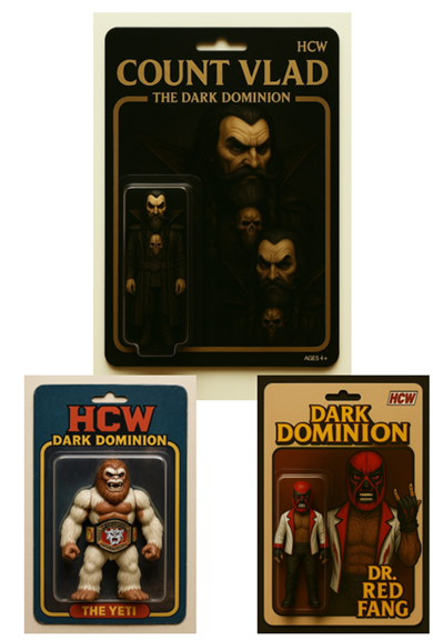 A group of toys in packaging

AI-generated content may be incorrect.