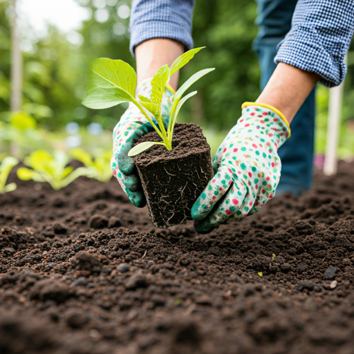 Transplanting Seedlings from Soil Blocks