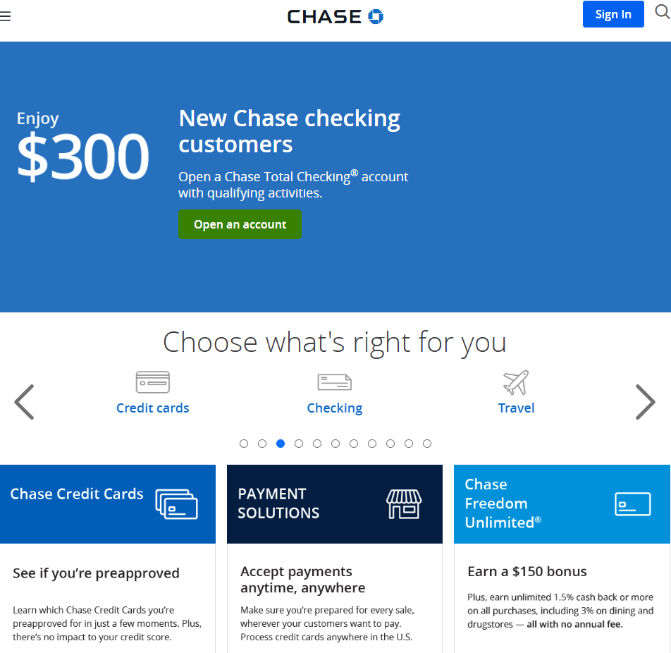 chase bank