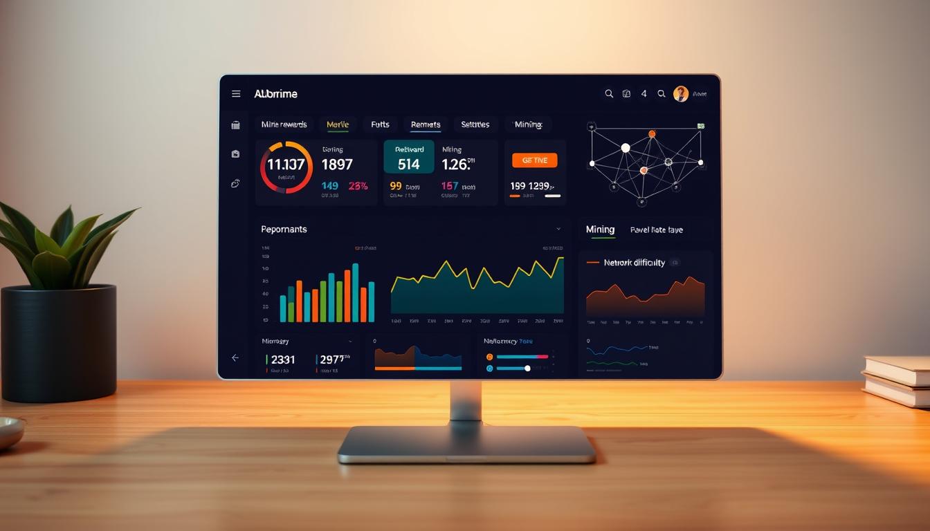 beginner-friendly crypto mining interface