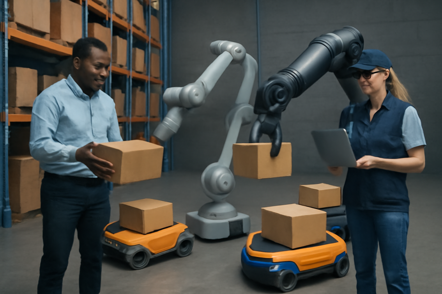 CoBots working Along with Humans enabling Efficiency
