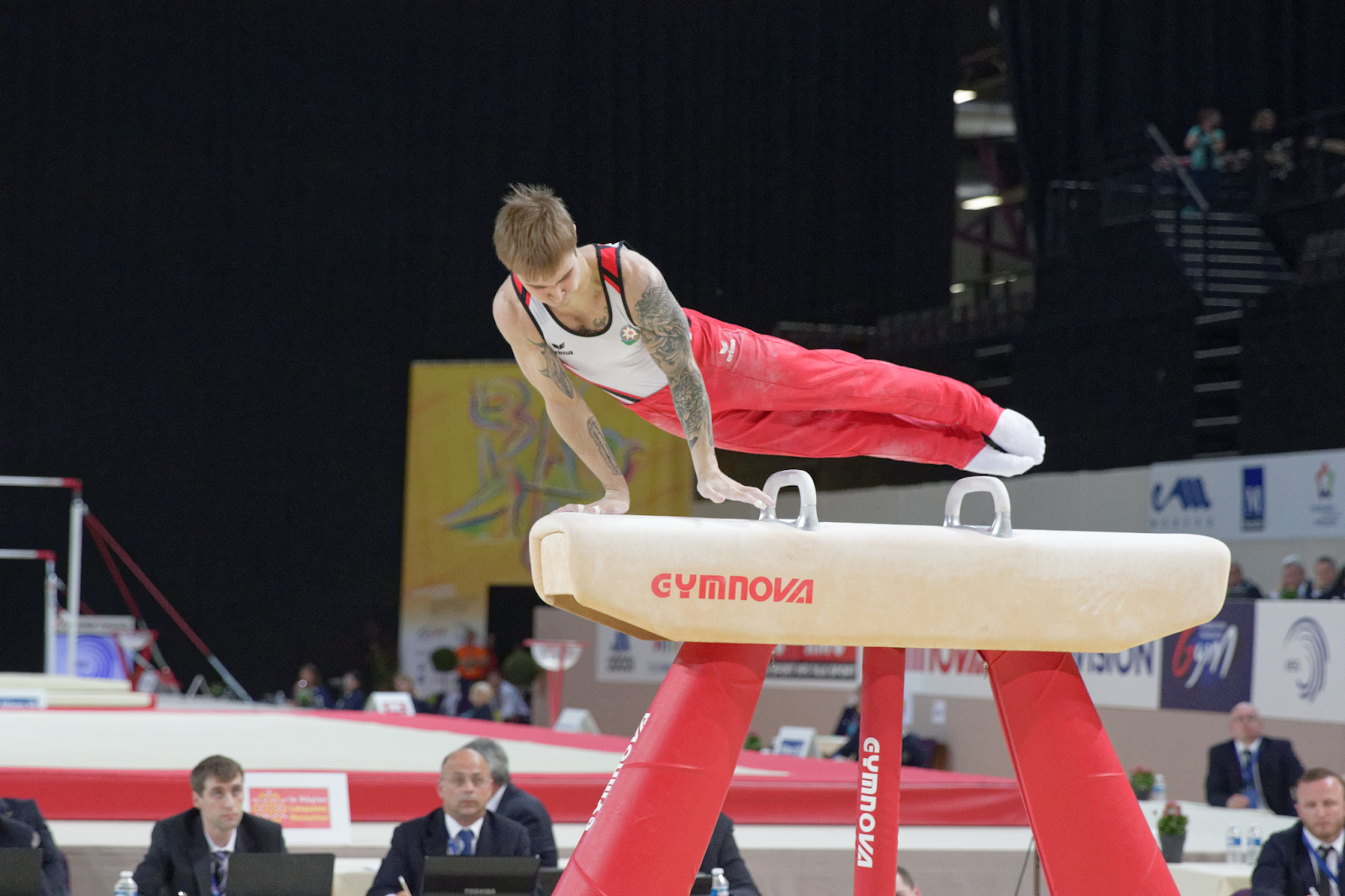 Basic Moves on the Pommel Horse - Double Leg Circles