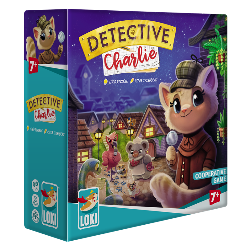 Detective Charlie Game - cooperative board games for adults