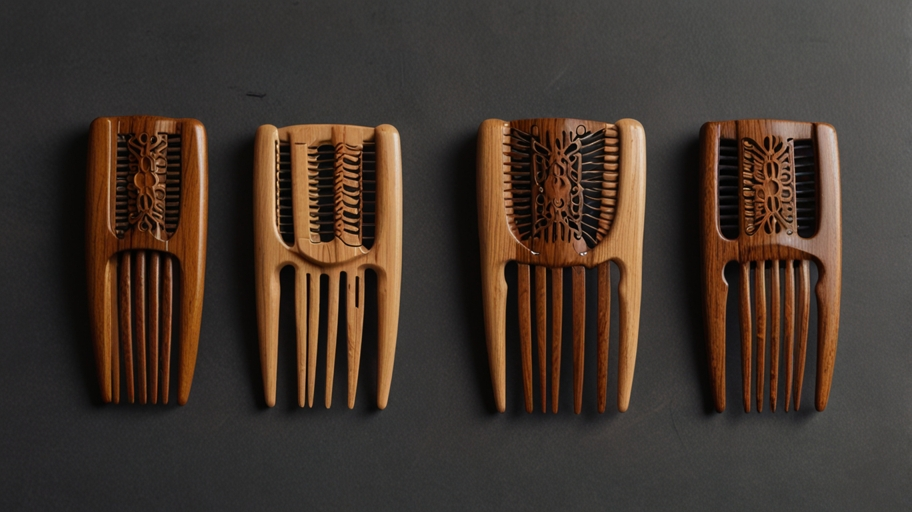 westlake art bundle of wooden hair comb