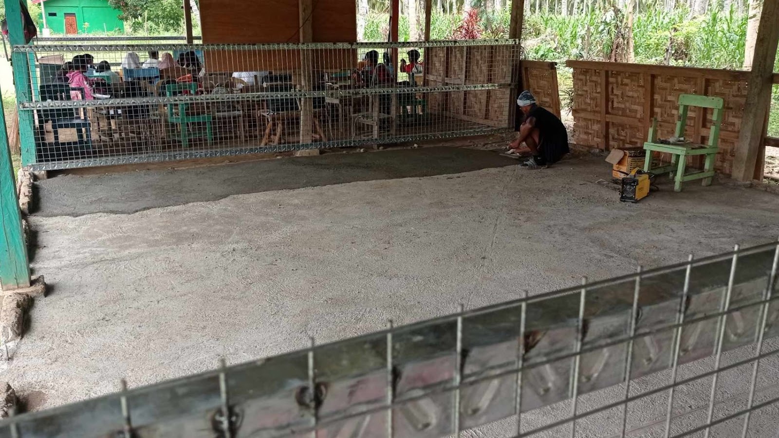 Construction at Aliudin Pontongan Integrated School in the Philippines