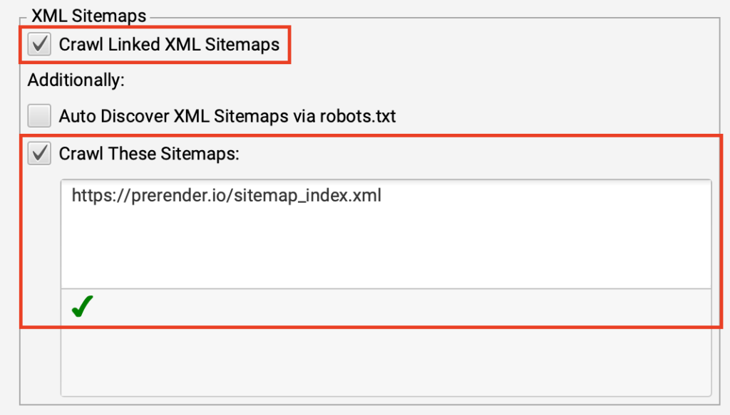 crawl linked xml sitemaps