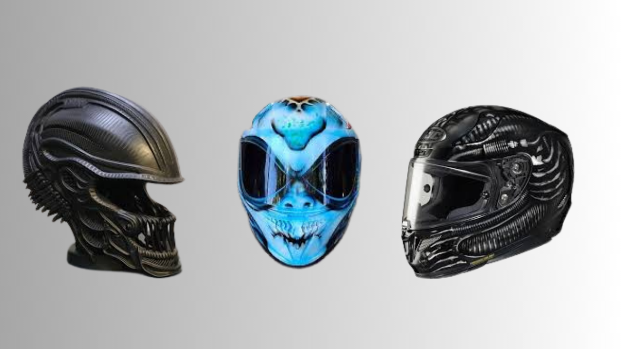 Alien-Inspired Helmets