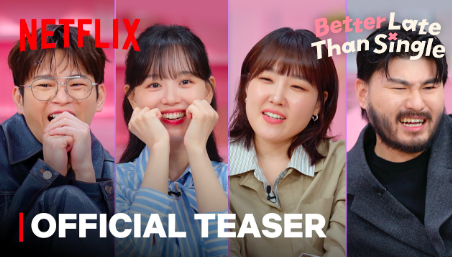 This contains an image of Netflix Better Late Than Single