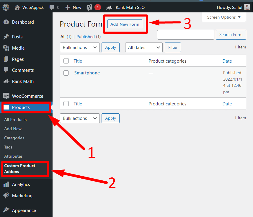 multiple product categories 