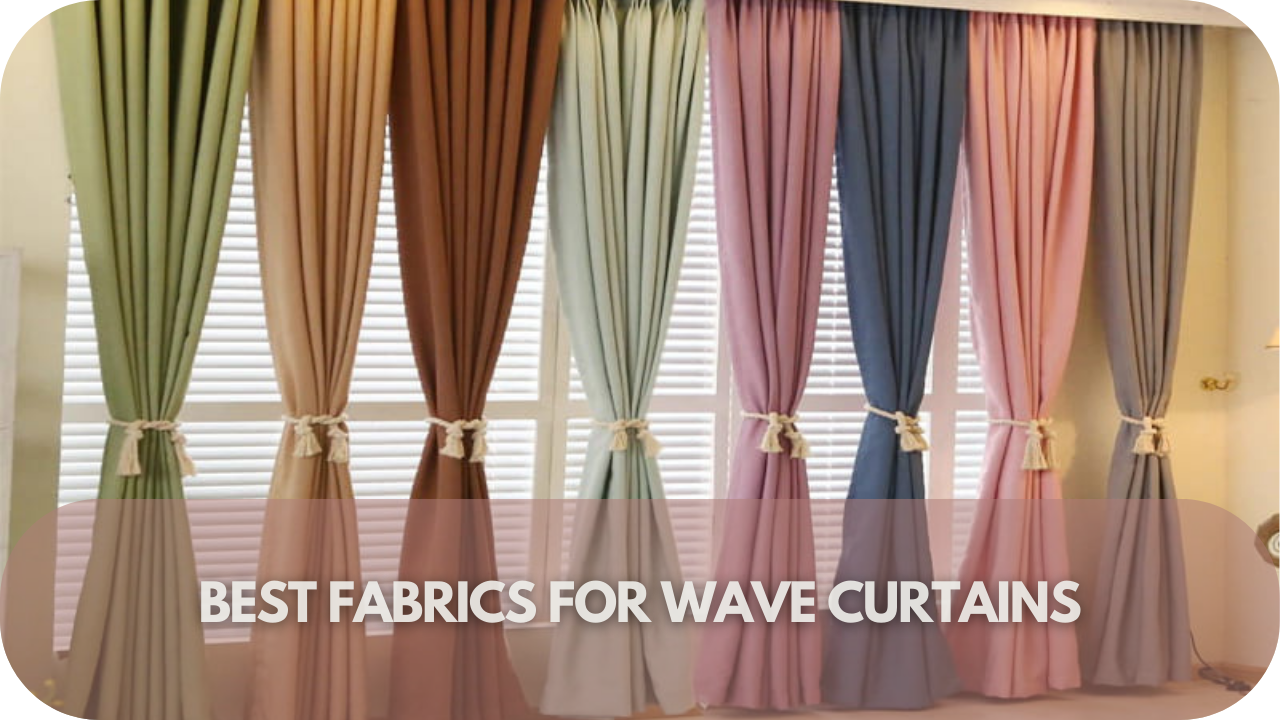 Fabrics for wave curtains