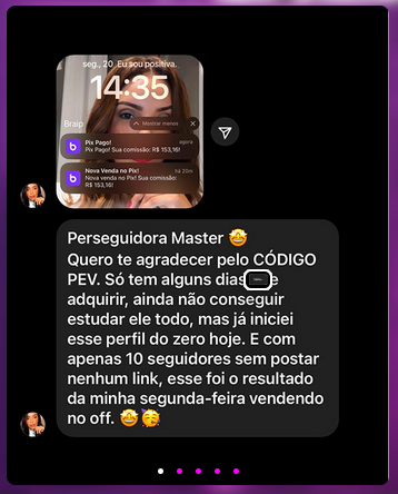 Codigo PEV da Clara Siqueira